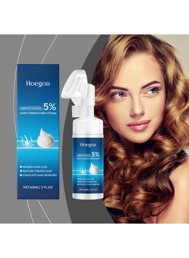 HOEGOA 5% Minoxidil Foam for Hair Growth Hair Strengthen Foam to Stop Thinning and Hair Loss for Men and Women, Scalp Care and Volume and Fluff, 60ml/2fl oz - Image 4